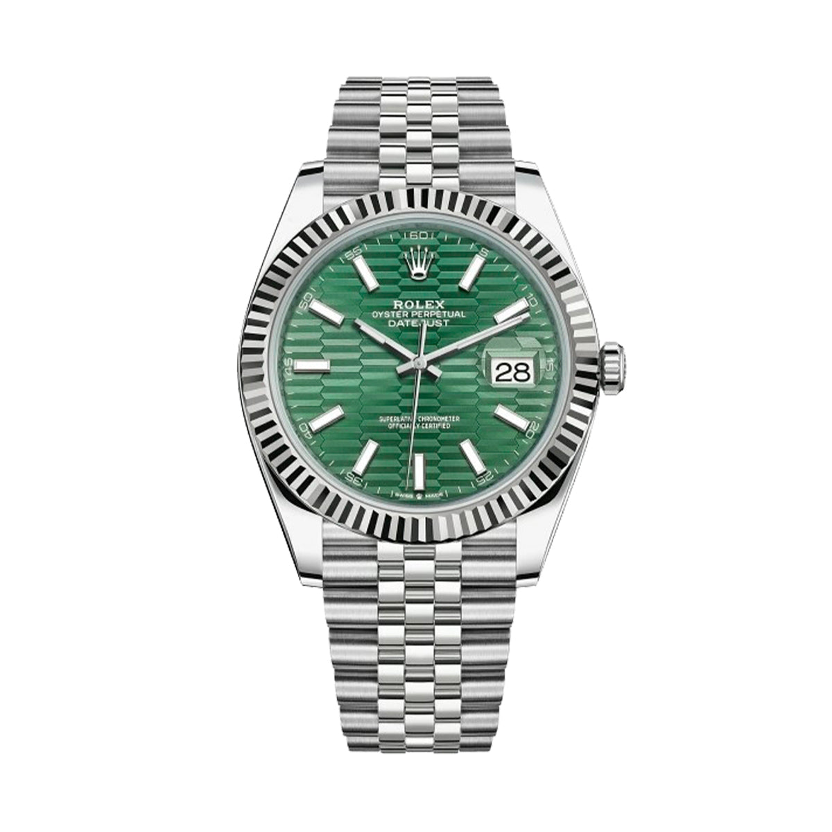 Datejust 41 Green Motif