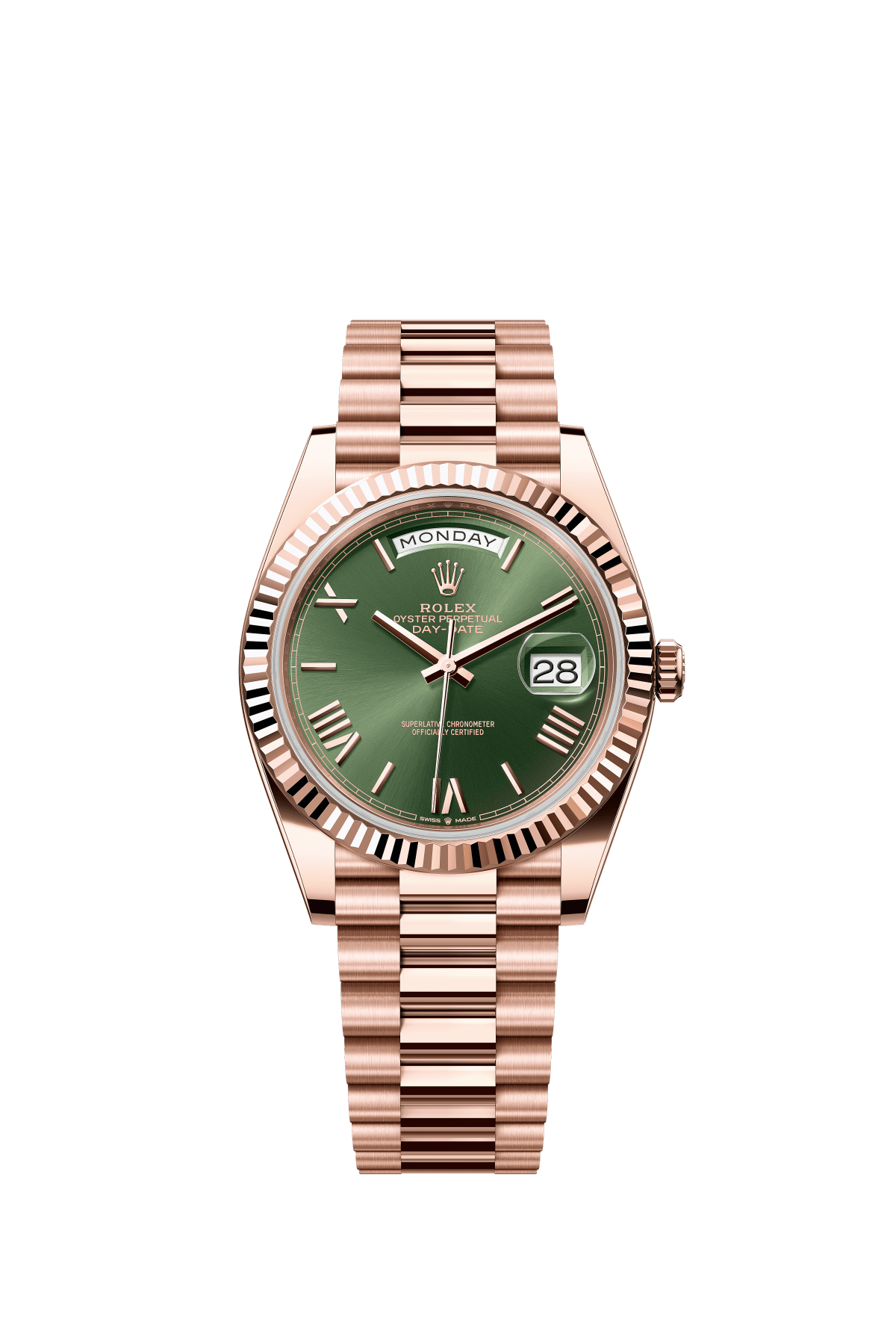 Rolex Day-Date 40 Olive Roman