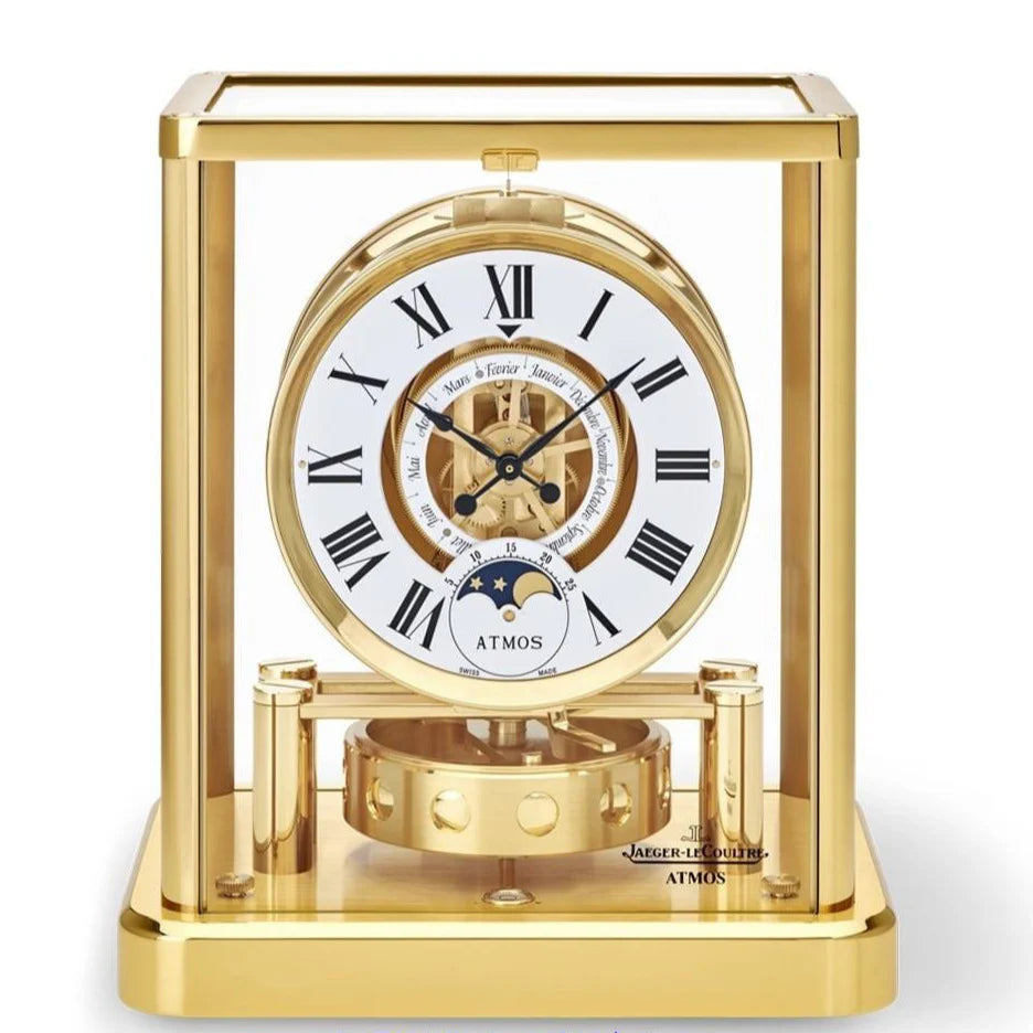 JLC Atmos Classic Phases de Lune Standing Clock